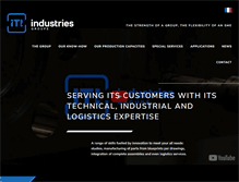 Tablet Screenshot of iti-industries.com